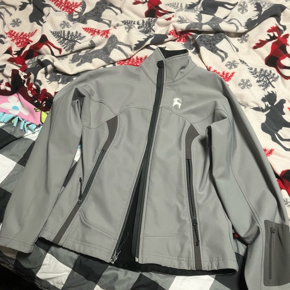 Gray Softshell Women's Jacket